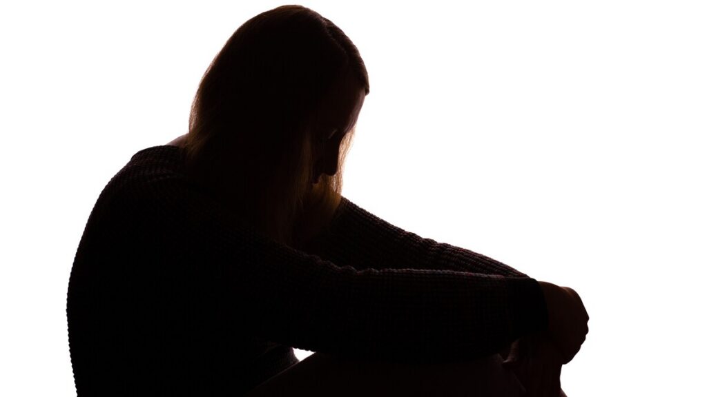 Silhouette of a woman symbolising a euthanasia case and personal struggle in Spain