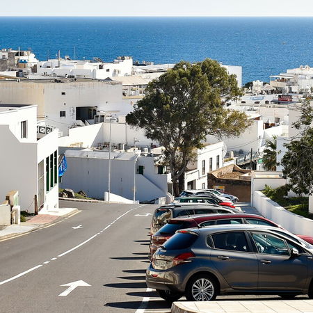 Cars in Tenerife illustrating lower vehicle tax compared to other Spanish cities