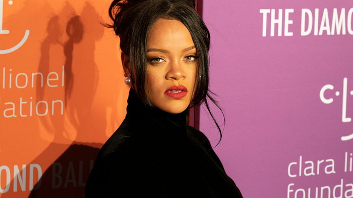 Rihanna attending a red carpet event in Beverly Hills