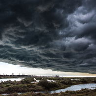 Storm Theresa creeping across the Spanish south coast.