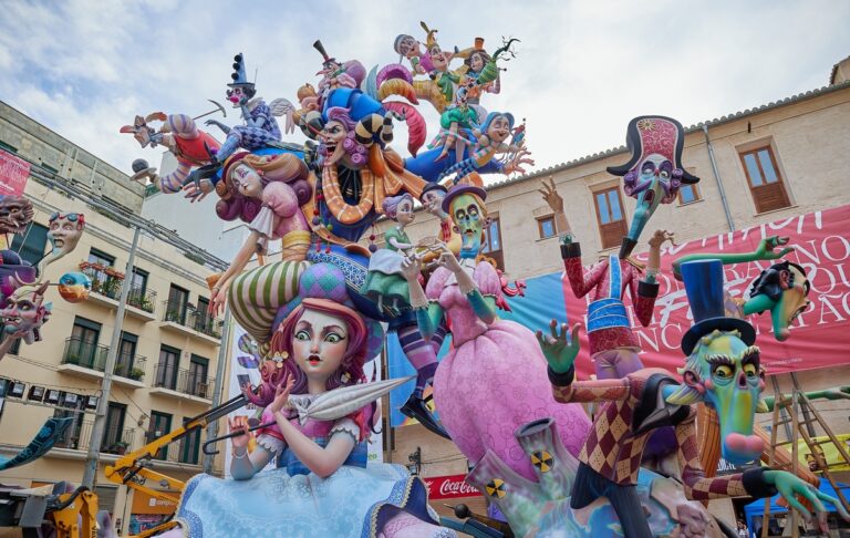 Las Fallas, every March, statues, or "ninots"