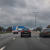 Cars on a motorway