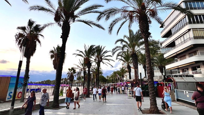 Walking on the promenade this Easter