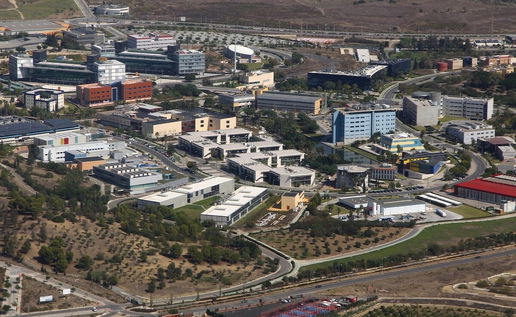 Malaga TechPark from the air