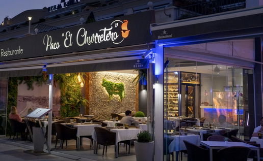 Paco el Churretero on Nerja's front.