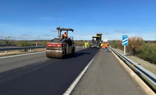 Resurfacing works on A-7