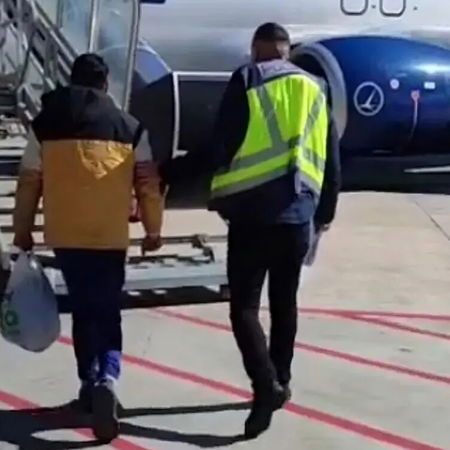 Heavy traffic on a Spanish motorway as thousands of drivers travel during the Easter holiday period.