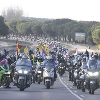 Massive concentration for bikers.