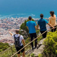 Hiking in the sierra over Torremolinos.