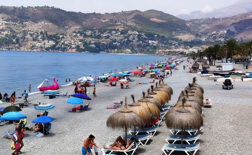 Beaches in Almuñecar.