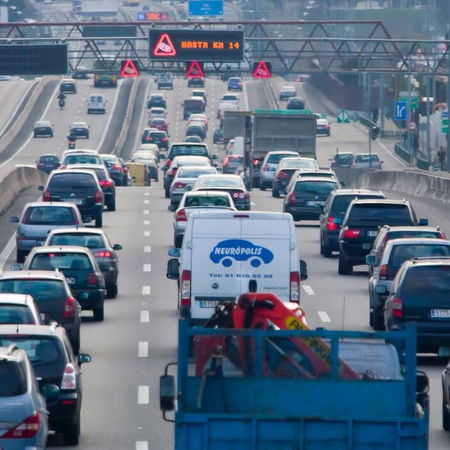 Everyone driving to the coast for Easter.