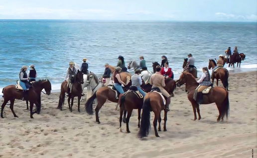 La Cala de Mijas will fill with hundreds of horses and their riders.