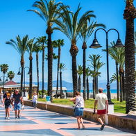 Torremolinos promenade.