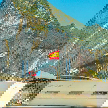 The Rock of Gibraltar.