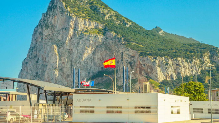 The Rock of Gibraltar.