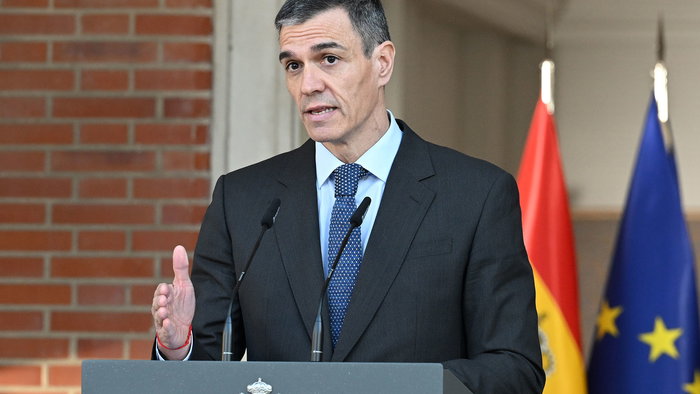 Spanish prime minister Pedro Sánchez