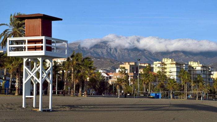 Torre del Mar to the peak of La Maroma, hiking.