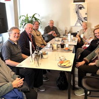 Coffee morning at Pandora restaurant.