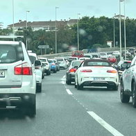 The A-7 Costa del Sol on a typical week day.