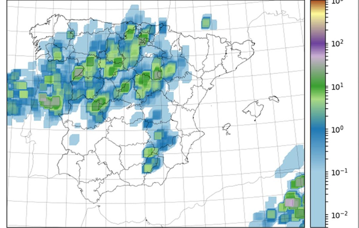 Orange weather alerts hit five regions as storms, hail and flash flood risk spread across Spain