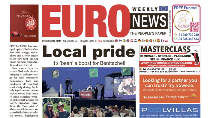 Costa Blanca North 23 - 29 April 2026 Issue 2129