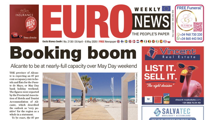 Costa Blanca South 30 April – 6 May 2026 Issue 2130