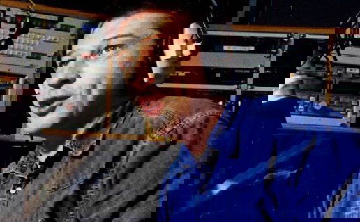 Radio One DJ Andy Kershaw in the 90s