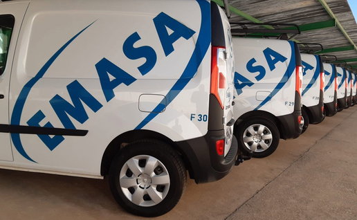 Emasa water company Malaga vehicles