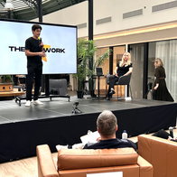 Kerim presents F925 to sharks.