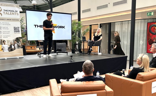 Kerim presents F925 to sharks.