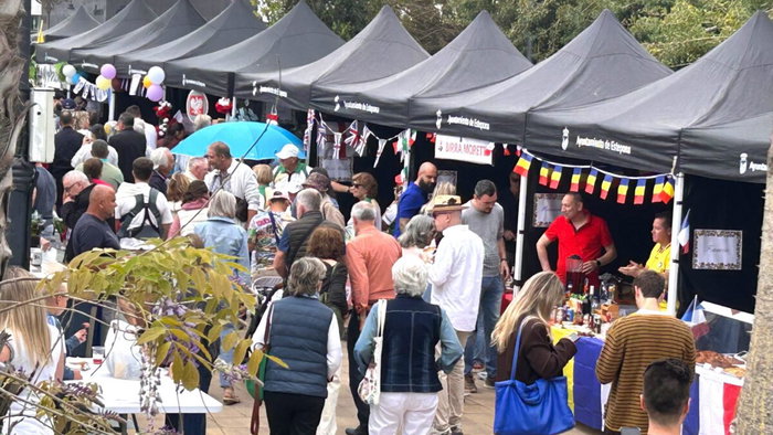 Market stalls from around the World.