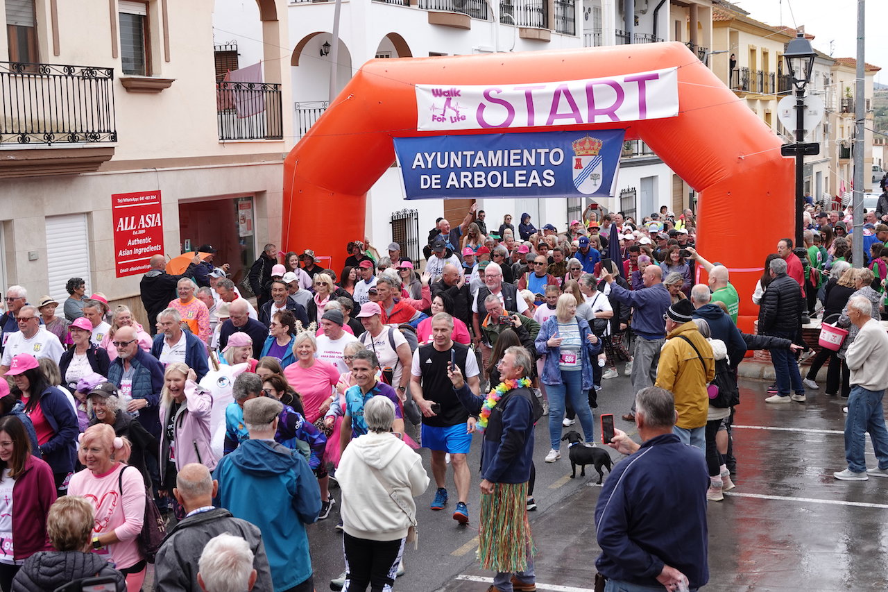 Pink Parade Through Arboleas: Walk For Life 2026 Breaks Participation Record