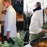 King Felipe visits paella restaurant in Portixol