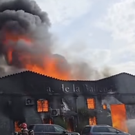 fire breakout at factory la ermita in marbella