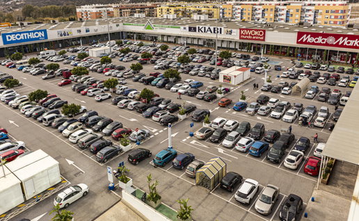 Part of the Miramar shopping complex in Mijas.