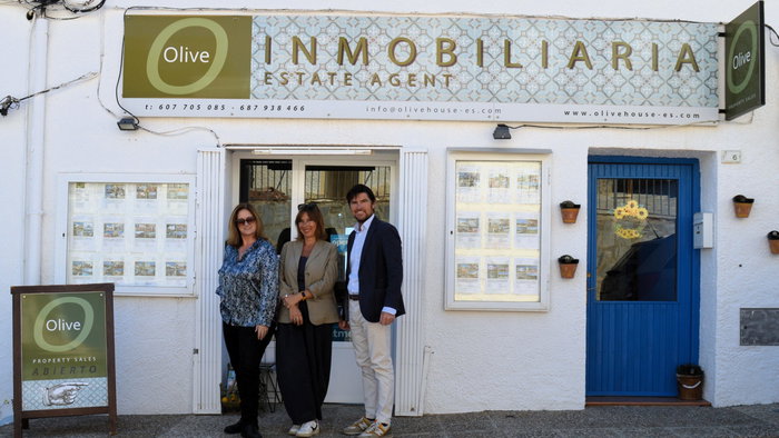 Olive Property Sales office in Almeria.