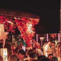 The crowds party at Pangea nightclub rooftop