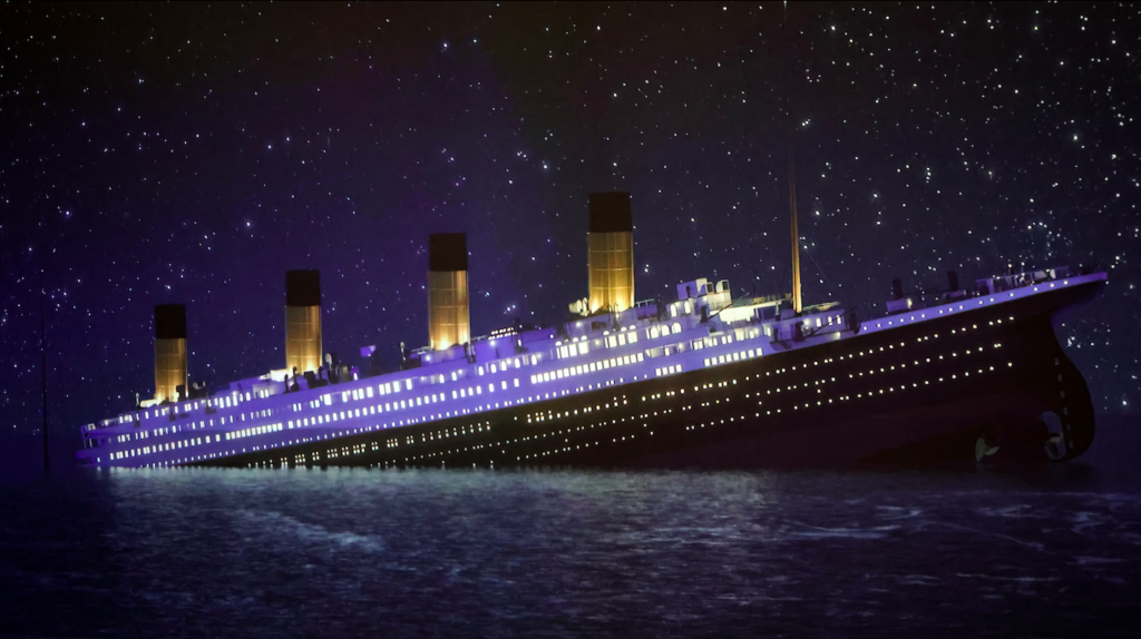 114 years after Its maiden voyage, Titanic returns to Belfast in drone display