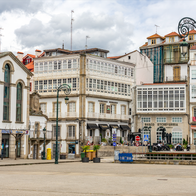 A Plaza in A Coruña, Spain