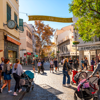 Main street in Gibraltar