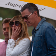 Spanish Prime Minister Pedro Sánchez and his wife Begoña Gomez
