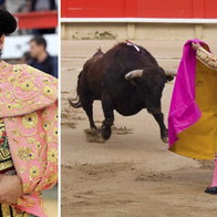 Morante de la Puebla receives the horn.