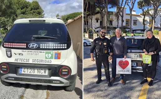 New mobile defib unit for Calahonda.