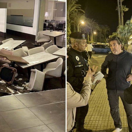 Passengers queuing at a Ryanair check-in