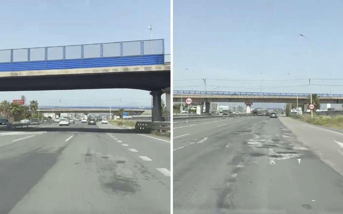 Potholed Nightmare Greets Malaga Airport Arrivals On Crumbling Ma-21