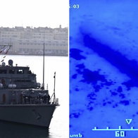 Mine found on seabed