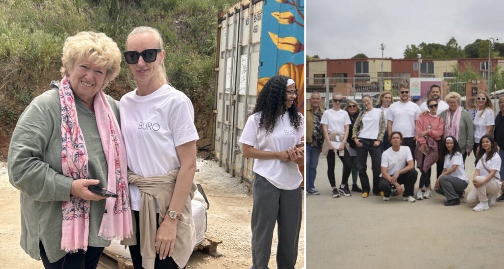 Marbella estate agents fall in love with rescued animals during food donation visit to ACE shelter Mijas
