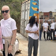 Fabienne from ACE and Nadia from Buró, Guadlmina.