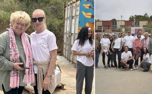 Fabienne from ACE and Nadia from Buró, Guadlmina.