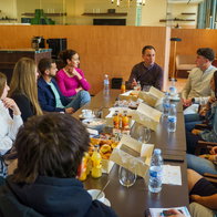 Mayor of Vera meets with young residents during Coffee with the Mayor initiative